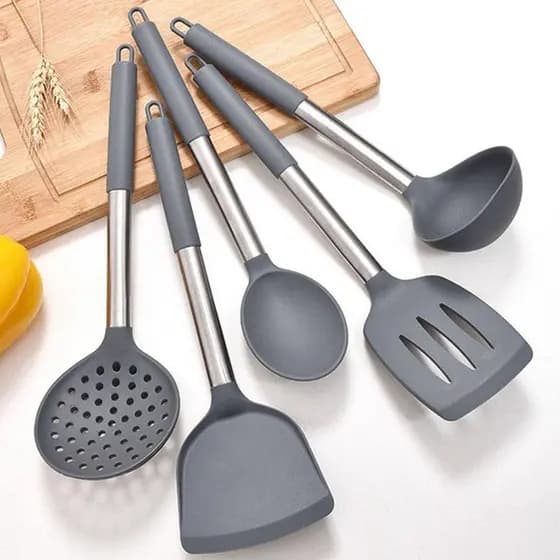 Turners Ferramenta De Cozinha Colher Coador De Silicone Ferramentas Panelas Utensílios Concha De Sopa