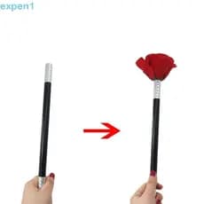 Expensão Bastão Para Rosa , Truques De Mágica Da Flor De Novidade Surpresa Truque De Brinquedo Engraçado