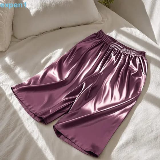 Calças De Dormir Masculinas EXPEN , Pijama Confortáveis E Respiráveis De Gelo , Shorts Masculinos Finos Macios Para Arte