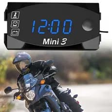 INSTORE Motocicleta Relógio Eletrônico À Prova D'água Universal Display Digital IP67 ABS Voltímetro