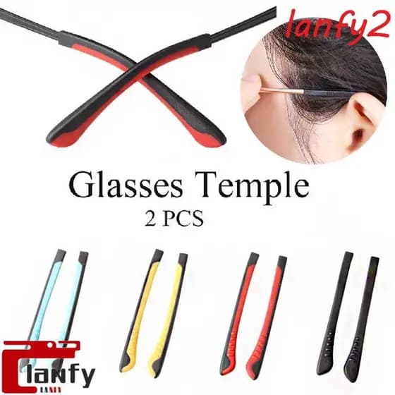 LANFY Óculos Templo Capa De Sol Fixos Acessórios Dicas Perna