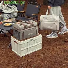 Caixa De Resfriamento BOLONI , Bolsa Térmica Portátil Para Acampamento Com Isolamento Térmico Isolada De Grande Capacida