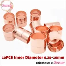 Conector De Tubo EQUIP 10PCS , Encaixe De Solda De Soquete De Acoplamento De Cobre , Condutora Térmica