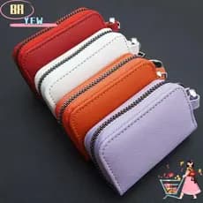 Chave YEE , Bolsa Porta-Chaves De Couro PU Com Design Compacto , Capa De Chaveiro Pendurada Na Cintura Fecho De Zíper