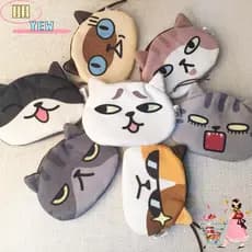 Bolsa De Moedas YEE , Mini Bolsas Multifuncionais De Pelúcia , De Desenho Animado De Gato Criatividade