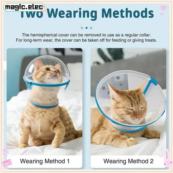 Focinho De Gato MAGIC , Capacete Respirável Ajustável Astronauta Transparente Para Prevenção De Mordidas