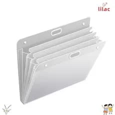 Pasta De Arquivo LILAC , Saco De Armazenamento De Papel De Pintura A2/A3/A4 De Quatro Camadas , Organizador 4K/8K/16K À