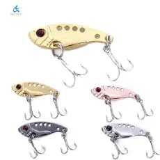 1 Pçs Metal VIB Isca De Pesca 3.5cm 3.0g Swimbait Afundando Baixo Wobbler Duro Artificial Jigging