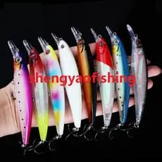 Shengyao Novo 1pcs 11cm/13.5g Minnow Umpan Flutuante Ikan Wobbler Isca De Pesca Bass Kail