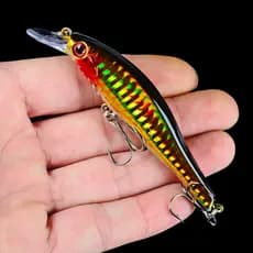 SYFishing 1Pcs Afundando Isca Artificial Dura De Pesca De Minhoca 9.8cm/11.5g BBK Anzol Wobbler Bass