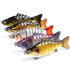 Classic Venda A Quente Luya Isca Multi-Secção Peixe 16g/10cm Novo Material 7 Seção Simulação Dura