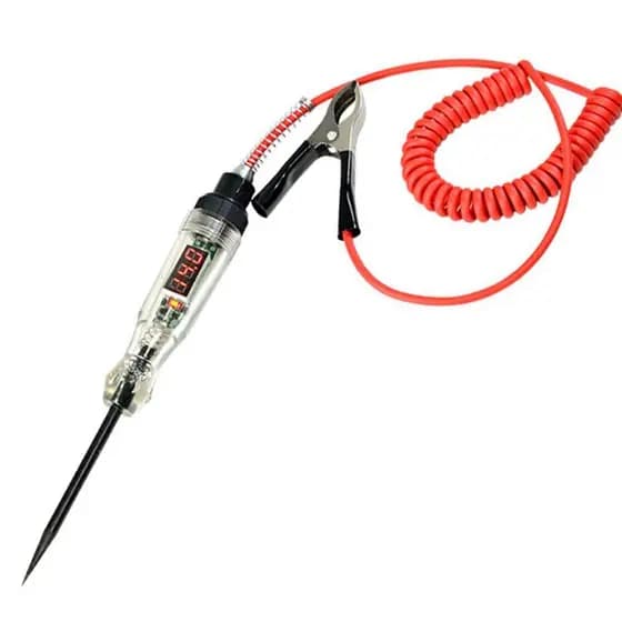 Testador De Circuito De Tensão MXFASHIONE , Caneta De Teste De Sonda De Diagnóstico De Carro Com Display Digital 6V 12V