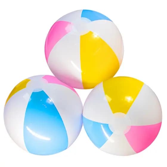 3 Pacotes De Bolas De Praia Infláveis-Suprimentos Para Festas Na Piscina De Verão , Brinquedos Flutuantes Divertidos Cri