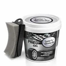 Pneu Pretinho Gel Alto Brilho Revitalizador de Pneu Resistente + Aplicador Detailer