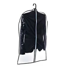 Capa Protetora de Roupa Terno Camisa 60x90cm com Zíper Organização Closet Guarda Roupa