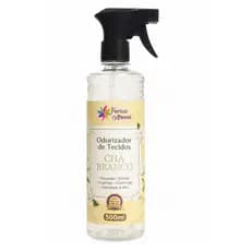 Spray Odorizador de Tecidos Chá Branco 500ml Aromatizador para Sofá Cortina Roupa