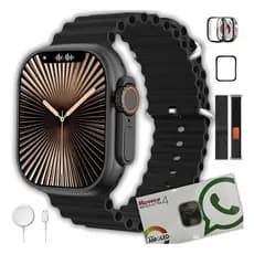 Smartwatch Ultra U4 PLUS MICROWEAR Amoled 49mm - LANÇAMENTO 25/26 Whatsapp Chatgpt NFC GPS Decibéis