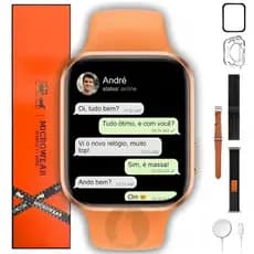 Smartwatch W11 MINI  serie 11 MICROWEAR Amoled Whatsapp 42mm NFC Chatgpt Gps Decibeis