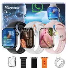 Relógio Smartwatch W11G Serie 11 46mm Amoled Gps Whatsapp Microwear +Brindes