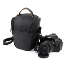 Mochila Bolsa para Câmera Fotográfica Com Alça Lateral e Proteção de Espuma Acolchoada