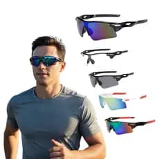 Oculos De Sol Ciclismo Bike Corrida Volei Feminino Masculino Proteção UV 400