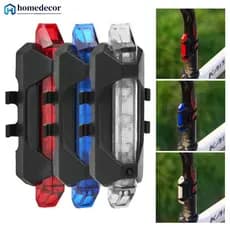 Homedecoração USB Recarregável LED Luzes Da Bicicleta Portátil Luz De Advertência Lanterna Traseira Super Brilhante Equi