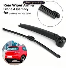 BEAUTYSTARTING Conjunto De Braço De Limpador De Para-Brisa Traseiro De Carro VW Volkswagen Golf 4 5 Mk4 Mk5 03-09 Passat