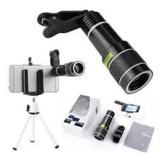 Conjunto De Lentes Telefoto Para Celular 20x HD Lente De Câmera Externa Zoom De Telefone Com Foco