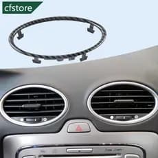 CFSTORE 1Pc/4 Pçs Carro Ar Condicionado Guarnição Saída Decoração Círculo Anel Adesivo Para Ford Focus 2 MK2 2005-2013 A