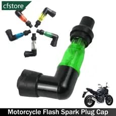 CFSTORE Motocicleta Flash Vela De Ignição Tampa Da 90 Graus Piscando B7R5