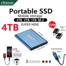 Disco Rígido Externo Durável Eficiente , SSD USB3.1 , Alto Desempenho De Custo , 1TB , 2TB , 16TB , Para MAC , PC , Desk
