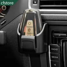 Porta-Chaves Do Carro Clipe Caixa De Armazenamento Interior Painel Organizador Montagem Adesiva Para Cartão Chave Rack A