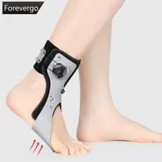 Ankle Suporte De Junção Com Airbag Fixação Da Junta Do Tornozelo Ajuste Botão Corretor De Queda Pé Confortável Órtese