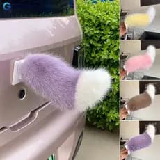 GRANDSTORE Carro Traseiro Elétrico De Pelúcia Raposa Cauda Ornamento Decoração Bonito Fofo Acessório Motocicleta F6Q9