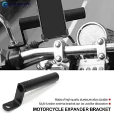 GRANDSTORE Motocicleta Bicicleta Espelhos Retrovisores Adaptador Titular Riser Base Extensor Suporte Montagem Acessórios