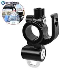 GRANDSTORE Metal Capacete Da Motocicleta Bloqueio Com Suporte De Espelho Bicicleta Guiador Anti-Roubo De Segurança Ganch