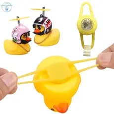 DG Bicicleta Luz De Pato Acessórios Sino Alerta Flash Com Ring Light Anel De Para Porta