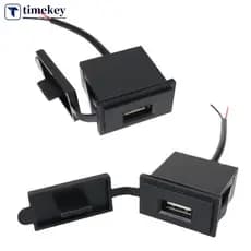 TIMEKEY USB Carro RV Carregador Tomada Para Motocicleta Auto Caminhão ATV Barco Ônibus Adaptador De Energia À Prova Dwat