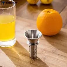 TIMEKEY Espremedor Manual Espiral De Aço Inoxidável , Portátil , Limão , Laranja , Ferramenta Doméstica De Suco De Fruta