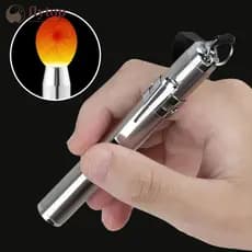 FLYTOP 1Pc Incubadora De Aço Inoxidável Eggtester Ovo Lanterna LED Detector De Ovos Equipamento De Incubação Para Frango