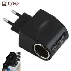 FLYTOP 1Pc Universal 110V-220V AC Para 12V DC Ue Conversor De Adaptador De Energia Carro B2L3