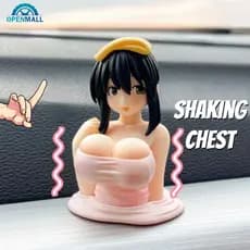 OPENMALL Anime Fofo Meninas Carros Ornamentos Kawaii Estátua Carro Acessórios Decoração decoração