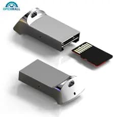 OPENMALL Alumínio Mini Usb 3.0 Adaptador De Leitor De Cartão De Memória Para TF Micro SD Pc Computador Portátil A8M3