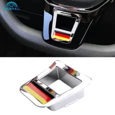 OPENMALL Adesivo De Acabamento Da Tampa Do Volante Interior Carro Para Volkswagen GOLF 7 GTi MK7 POLO 2014 2015 Passat B