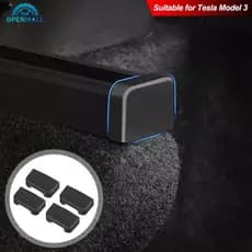 OPENMALL 4 Pçs Assento De Carro Traseiro Final Ferroviário Capa Protetor Banco Slide Proteção Anti-Chute Para Tesla Mode