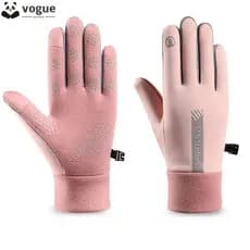 Luvas De Inverno VOGUEEE , Tela Sensível Ao Toque De Lã Térmica À Prova De Vento Esqui Quentes Grossas