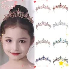 CHANBR Rainha Princesa Coroa , Tiara De Cristal Barroco De Strass , Acessórios De Cabelo Joias De Baile Vintage