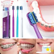 Escova De Dentes Interdental CHANBR , Limpeza Ortodôntica De Cerdas Macias Para Cuidados De Saúde Bucal , Cabo PP