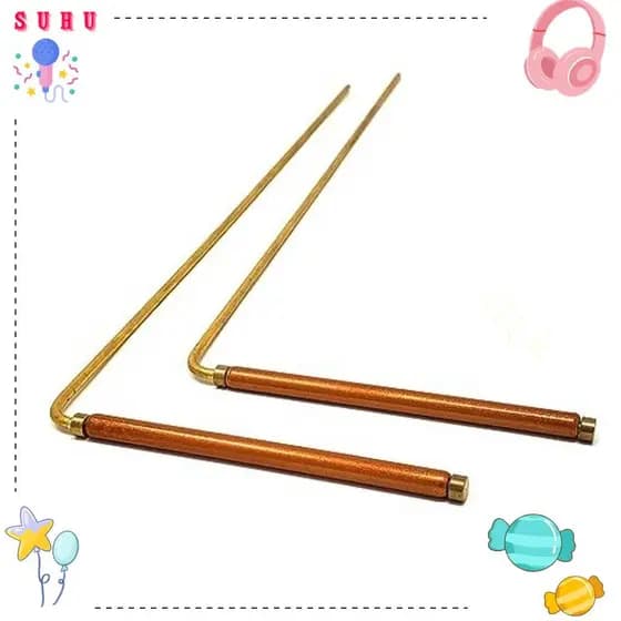 SUHU 2PCS Varetas De Mergulho , Cobre Puro 99,9 % Equipamento De Caça Fantasma De , Caçadores Fantasmas De Água