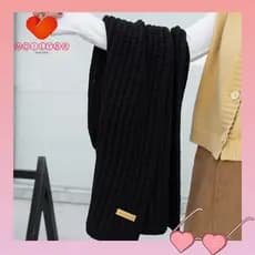 Lenço De Malha MOILYBR , Lenços Longos De Cor Sólida Para Uso Externo , Cachecol Feminino Quente De Inverno Engrossado